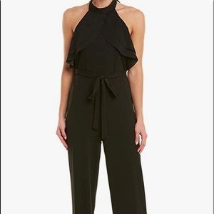 Bebe,sleeveless black jumpsuit romper for party or work so comfortable, S/ M